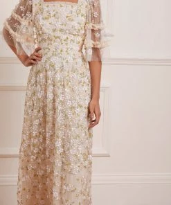 Needle & Thread Holding LTD Womenswear Pretty Petals Ankle Gown