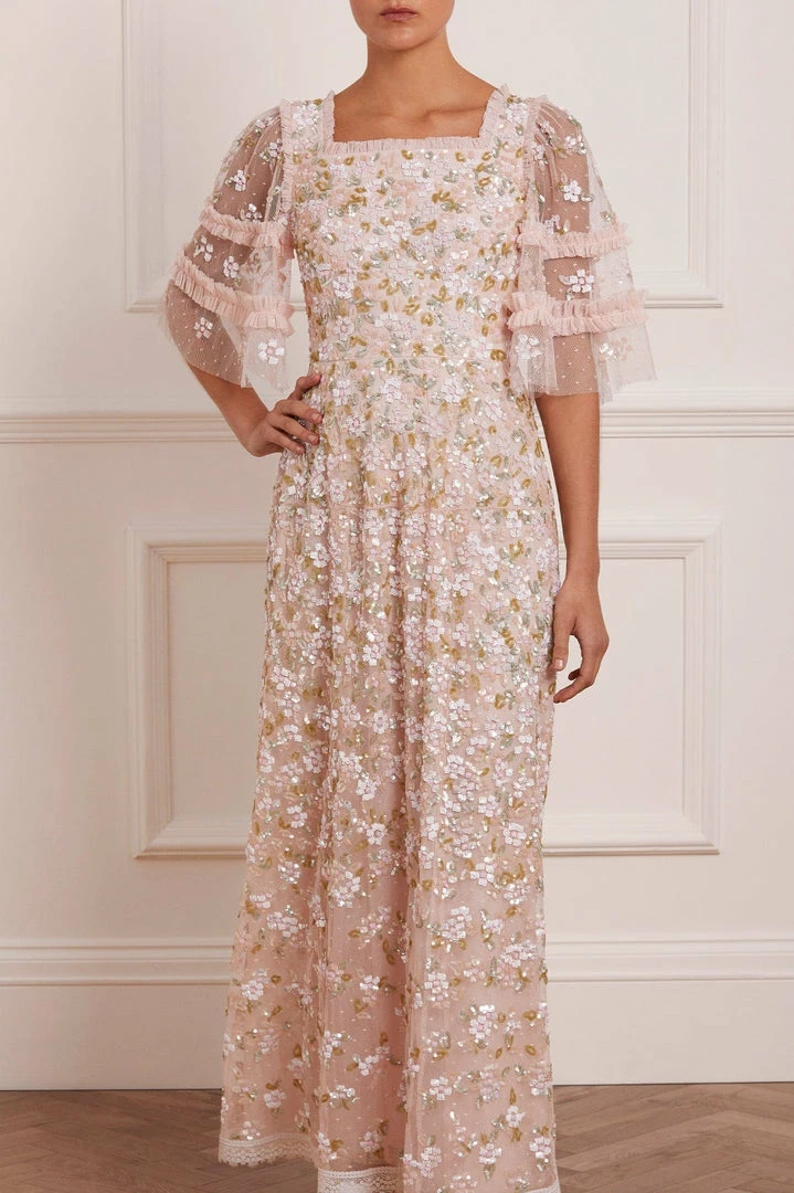 Discount βοΈ Needle & Thread Holding LTD Pretty Petals Ankle Gown π© Womenswear π 5 Needle & Thread Holding LTD Pretty Petals Ankle Gown Womenswear