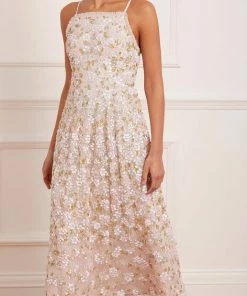 Needle & Thread Holding LTD Pretty Petals Bib Ballerina Dress Womenswear