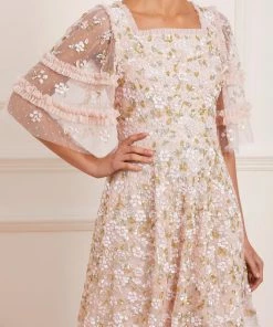 Needle & Thread Holding LTD Pretty Petals Micro Mini Dress Womenswear