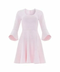 Needle & Thread Holding LTD Womenswear Pretty Pointelle Knit Scoop Neck Mini Dress