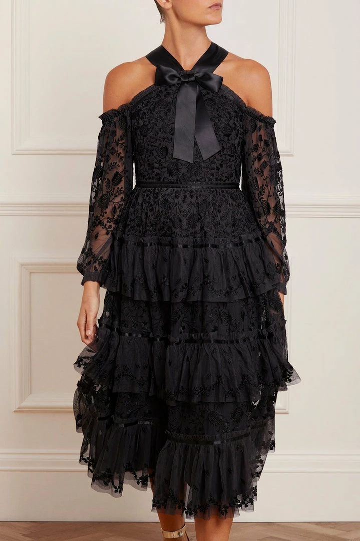 Promo ๐ Needle & Thread Holding LTD ๐ฉ Womenswear Primrose Long Sleeve Midaxi ๐ Dress ๐ 3 Needle & Thread Holding LTD Womenswear Primrose Long Sleeve Midaxi Dress