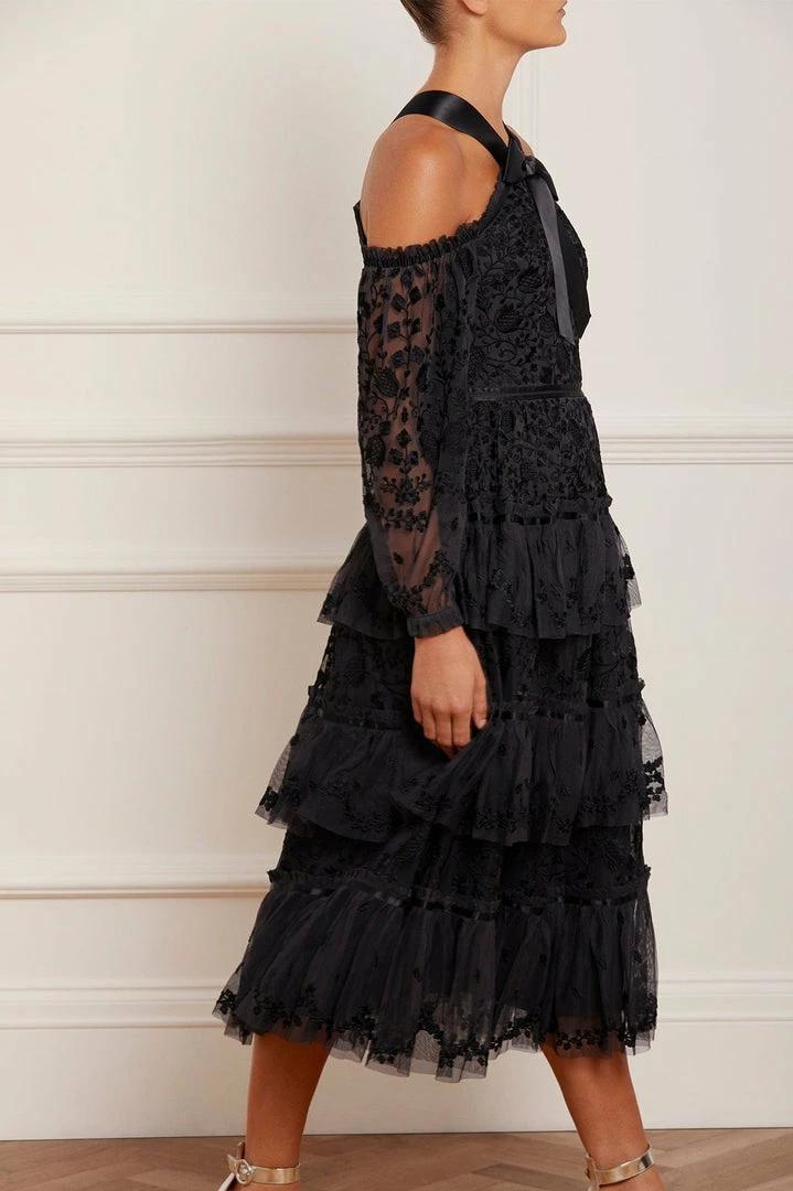 Promo ๐ Needle & Thread Holding LTD ๐ฉ Womenswear Primrose Long Sleeve Midaxi ๐ Dress ๐ 5 Needle & Thread Holding LTD Womenswear Primrose Long Sleeve Midaxi Dress