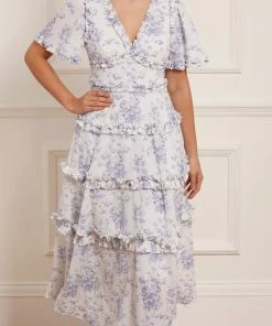 Needle & Thread Holding LTD Womenswear Rambling Roses Cotton Ankle Gown