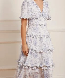 Needle & Thread Holding LTD Womenswear Rambling Roses Cotton Midaxi Dress