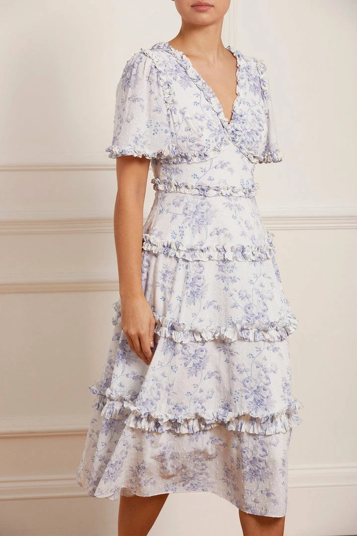 Cheap ❤️ Needle & Thread Holding LTD 👩 Womenswear Rambling Roses Cotton Midaxi 👗 Dress 🥰 3 Needle & Thread Holding LTD Womenswear Rambling Roses Cotton Midaxi Dress