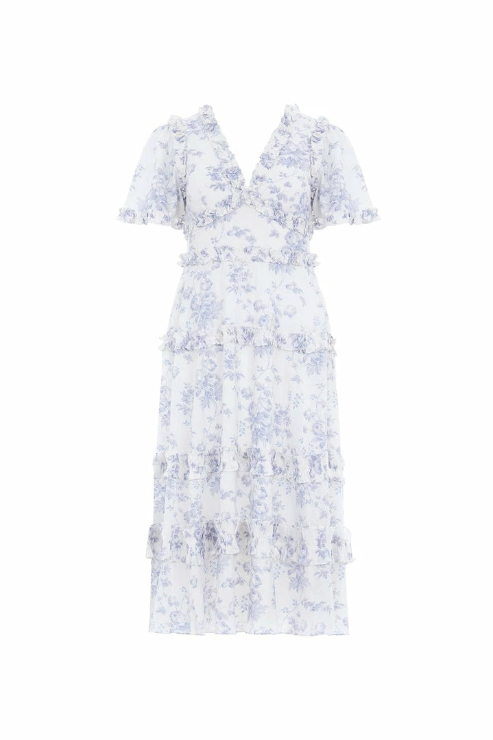 Cheap ❤️ Needle & Thread Holding LTD 👩 Womenswear Rambling Roses Cotton Midaxi 👗 Dress 🥰 4 Needle & Thread Holding LTD Womenswear Rambling Roses Cotton Midaxi Dress