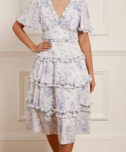 Cheap ❤️ Needle & Thread Holding LTD 👩 Womenswear Rambling Roses Cotton Midaxi 👗 Dress 🥰 18 Needle & Thread Holding LTD Womenswear Rambling Roses Cotton Midaxi Dress