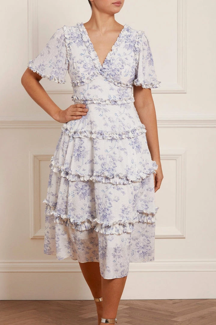 Cheap ❤️ Needle & Thread Holding LTD 👩 Womenswear Rambling Roses Cotton Midaxi 👗 Dress 🥰 5 Needle & Thread Holding LTD Womenswear Rambling Roses Cotton Midaxi Dress