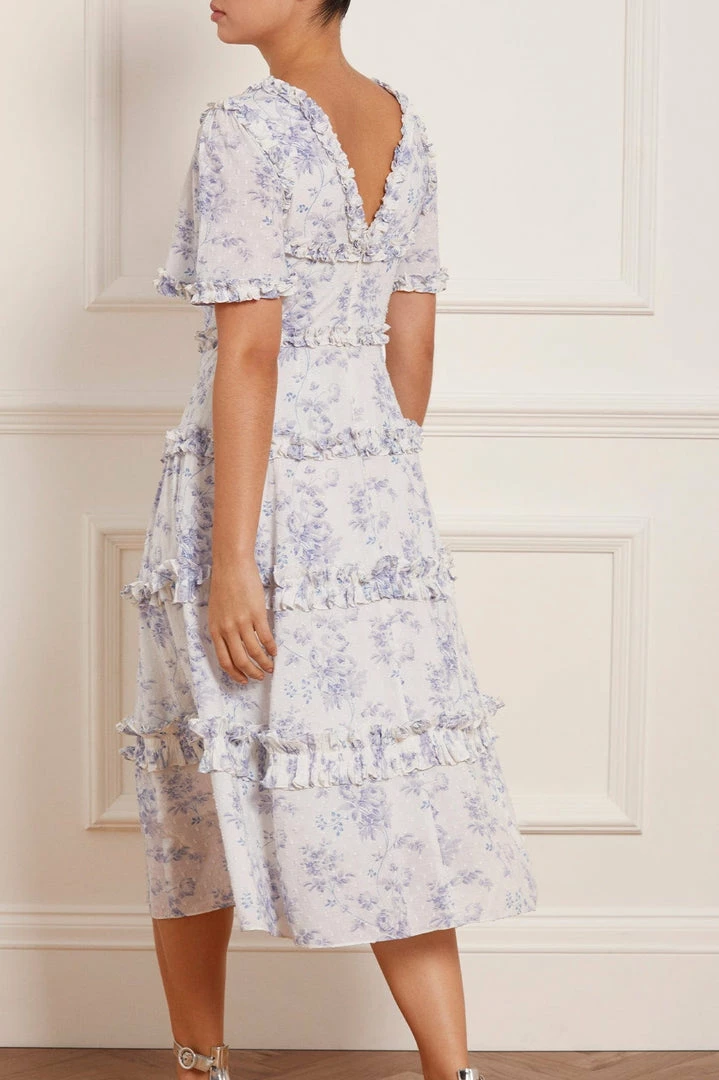 Cheap ❤️ Needle & Thread Holding LTD 👩 Womenswear Rambling Roses Cotton Midaxi 👗 Dress 🥰 10 Needle & Thread Holding LTD Womenswear Rambling Roses Cotton Midaxi Dress