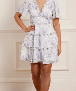 Budget 🛒 Needle & Thread Holding LTD 👩 Womenswear Rambling Roses Cotton Micro Mini 👗 Dress ⭐ 13 Needle & Thread Holding LTD Womenswear Rambling Roses Cotton Micro Mini Dress