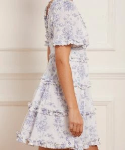 Budget 🛒 Needle & Thread Holding LTD 👩 Womenswear Rambling Roses Cotton Micro Mini 👗 Dress ⭐ 14 Needle & Thread Holding LTD Womenswear Rambling Roses Cotton Micro Mini Dress