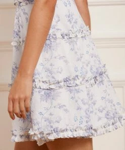 Budget 🛒 Needle & Thread Holding LTD 👩 Womenswear Rambling Roses Cotton Micro Mini 👗 Dress ⭐ 15 Needle & Thread Holding LTD Womenswear Rambling Roses Cotton Micro Mini Dress