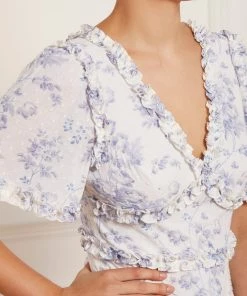 Budget 🛒 Needle & Thread Holding LTD 👩 Womenswear Rambling Roses Cotton Micro Mini 👗 Dress ⭐ 17 Needle & Thread Holding LTD Womenswear Rambling Roses Cotton Micro Mini Dress