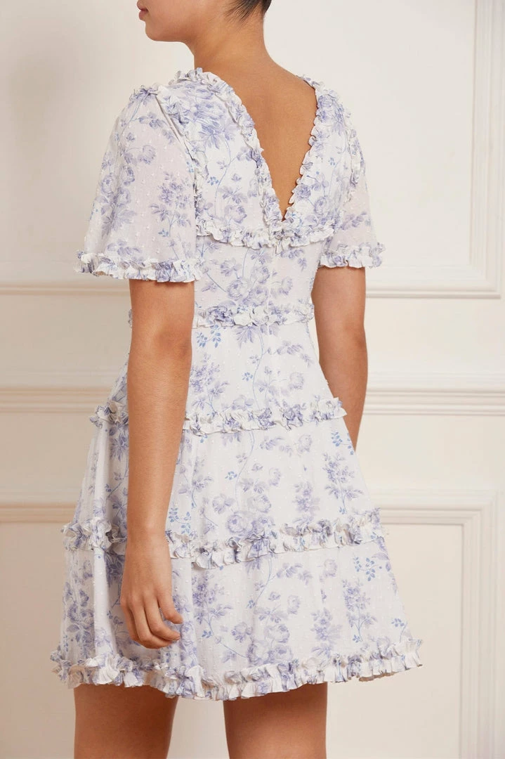 Budget 🛒 Needle & Thread Holding LTD 👩 Womenswear Rambling Roses Cotton Micro Mini 👗 Dress ⭐ 10 Needle & Thread Holding LTD Womenswear Rambling Roses Cotton Micro Mini Dress