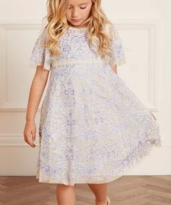 Promo 🔥 Needle & Thread Holding LTD Ribbon Lace Kids 👗 Dress ⭐ 10 Needle & Thread Holding LTD Ribbon Lace Kids Dress
