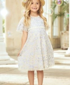 Needle & Thread Holding LTD Ribbon Lace Kids Dress