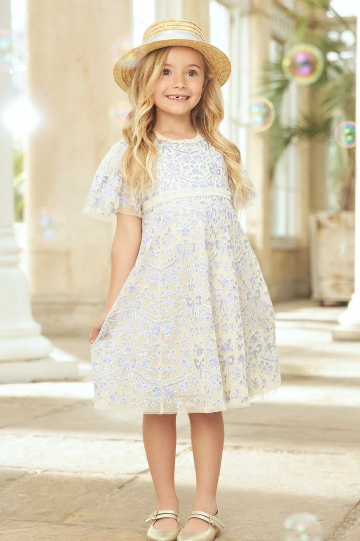 Promo 🔥 Needle & Thread Holding LTD Ribbon Lace Kids 👗 Dress ⭐ 3 Needle & Thread Holding LTD Ribbon Lace Kids Dress