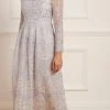 Needle & Thread Holding LTD Ribbon Lace Long Sleeve Ankle Gown