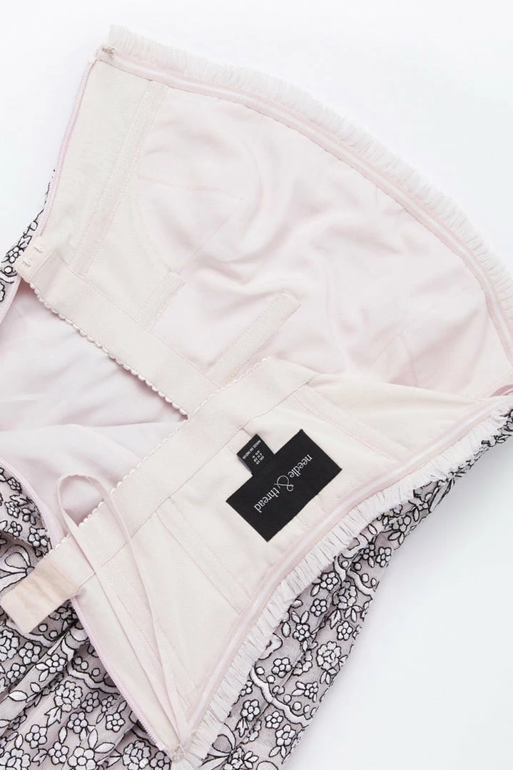 Discount 🤩 Needle & Thread Holding LTD Ribbon Lace Strapless Corset Ballerina 👗 Dress 🤩 9 Needle & Thread Holding LTD Ribbon Lace Strapless Corset Ballerina Dress