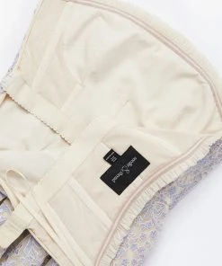 Needle & Thread Holding LTD Ribbon Lace Strapless Corset Ballerina Dress