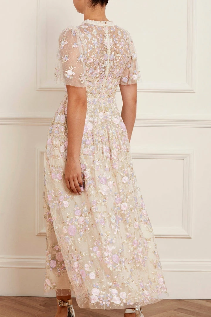 New 👏 Needle & Thread Holding LTD Rose Dream Ankle Gown ⭐ 10 Needle & Thread Holding LTD Rose Dream Ankle Gown