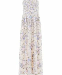 Needle & Thread Holding LTD Rose Dream Strapless Corset Ankle Gown