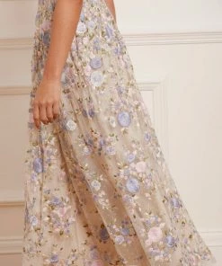 Needle & Thread Holding LTD Rose Dream Strapless Corset Ankle Gown