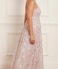 Needle & Thread Holding LTD Womenswear Rose Dream Strapless Corset Ankle Gown