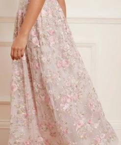 Needle & Thread Holding LTD Womenswear Rose Dream Strapless Corset Ankle Gown