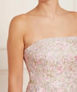 Needle & Thread Holding LTD Womenswear Rose Dream Strapless Corset Ankle Gown