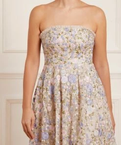 Needle & Thread Holding LTD Womenswear Rose Dream Strapless Corset Micro Mini Dress