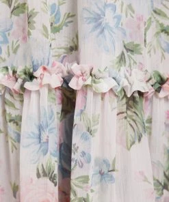 Needle & Thread Holding LTD Rose Fairytale Chiffon V-Neck Day Ankle Gown Womenswear