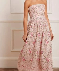 Needle & Thread Holding LTD Womenswear Rosie Lace Corset Ankle Gown