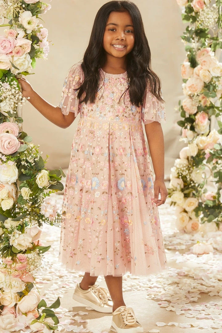 New ๐ Needle & Thread Holding LTD Secret Garden Kids Prom ๐ Dress โ๏ธ 3 Needle & Thread Holding LTD Secret Garden Kids Prom Dress