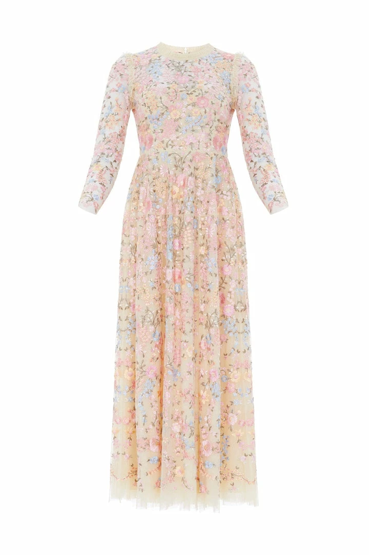 Cheap 😉 Needle & Thread Holding LTD 👩 Womenswear Secret Garden Long Sleeve Ankle Gown 💯 4 Needle & Thread Holding LTD Womenswear Secret Garden Long Sleeve Ankle Gown