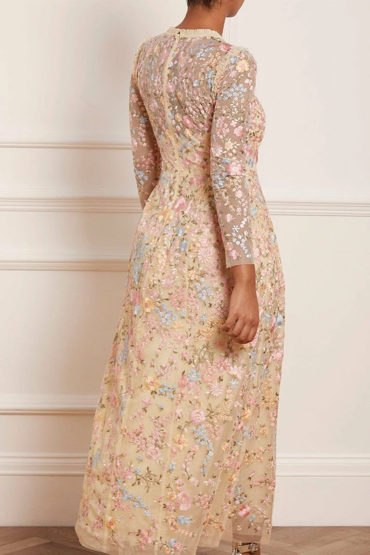 Cheap 😉 Needle & Thread Holding LTD 👩 Womenswear Secret Garden Long Sleeve Ankle Gown 💯 10 Needle & Thread Holding LTD Womenswear Secret Garden Long Sleeve Ankle Gown