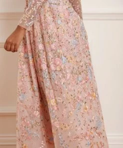 Needle & Thread Holding LTD Secret Garden Long Sleeve Ankle Gown Womenswear