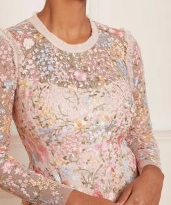 Cheap π Needle & Thread Holding LTD π© Womenswear Secret Garden Long Sleeve Micro Mini π Dress π 14 Needle & Thread Holding LTD Womenswear Secret Garden Long Sleeve Micro Mini Dress