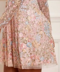 Cheap π Needle & Thread Holding LTD π© Womenswear Secret Garden Long Sleeve Micro Mini π Dress π 17 Needle & Thread Holding LTD Womenswear Secret Garden Long Sleeve Micro Mini Dress