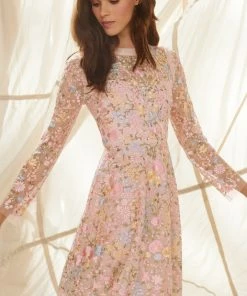 Cheap π Needle & Thread Holding LTD π© Womenswear Secret Garden Long Sleeve Micro Mini π Dress π 19 Needle & Thread Holding LTD Womenswear Secret Garden Long Sleeve Micro Mini Dress