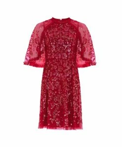 Needle & Thread Holding LTD Sequin Ribbon Mini Dress