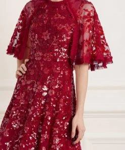 Needle & Thread Holding LTD Sequin Ribbon Mini Dress