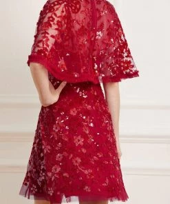 Needle & Thread Holding LTD Sequin Ribbon Mini Dress