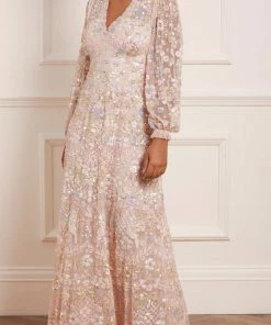 Needle & Thread Holding LTD Womenswear Shimmer Fairytale V-Neck Gown