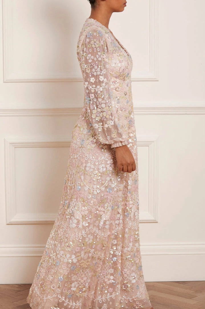 Deals π€© Needle & Thread Holding LTD π© Womenswear Shimmer Fairytale V-Neck Gown π 8 Needle & Thread Holding LTD Womenswear Shimmer Fairytale V-Neck Gown