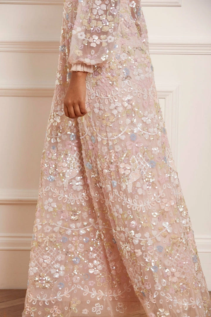 Deals π€© Needle & Thread Holding LTD π© Womenswear Shimmer Fairytale V-Neck Gown π 9 Needle & Thread Holding LTD Womenswear Shimmer Fairytale V-Neck Gown