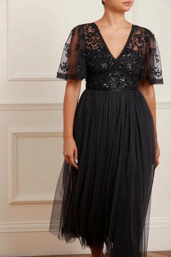 Discount 👍 Needle & Thread Holding LTD Shimmer Primrose Bodice Ankle Gown 🔔 5 Needle & Thread Holding LTD Shimmer Primrose Bodice Ankle Gown