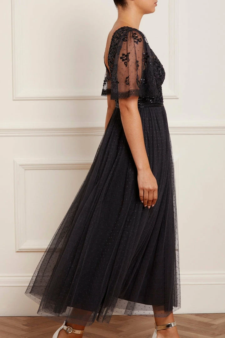 Discount 👍 Needle & Thread Holding LTD Shimmer Primrose Bodice Ankle Gown 🔔 6 Needle & Thread Holding LTD Shimmer Primrose Bodice Ankle Gown