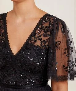 Discount 👍 Needle & Thread Holding LTD Shimmer Primrose Bodice Ankle Gown 🔔 16 Needle & Thread Holding LTD Shimmer Primrose Bodice Ankle Gown